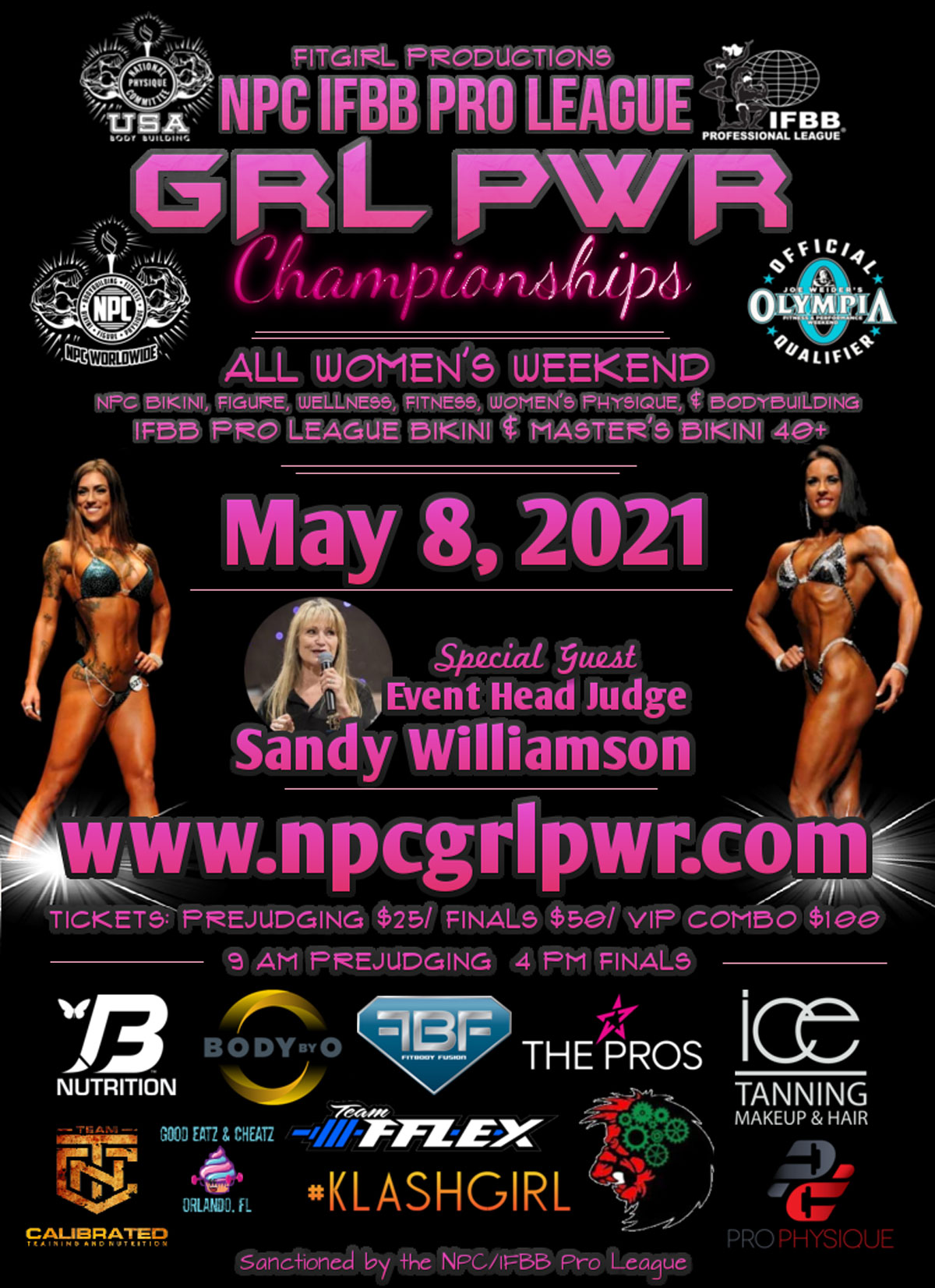 Schedule 2024 NPC GRL PWR Championships